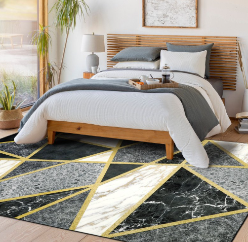 Marina Decoration Luxury Non‑Slip Area Rug – 5 x 7 ft