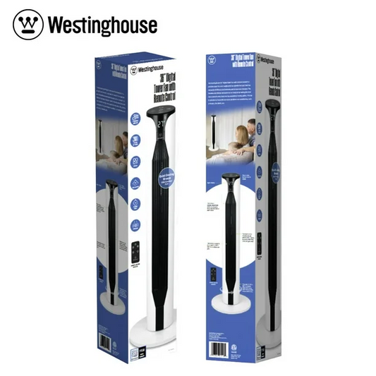 WESTINGHOUSE 36" DIGITAL TOWER FAN WITH REMOTE CONTROL