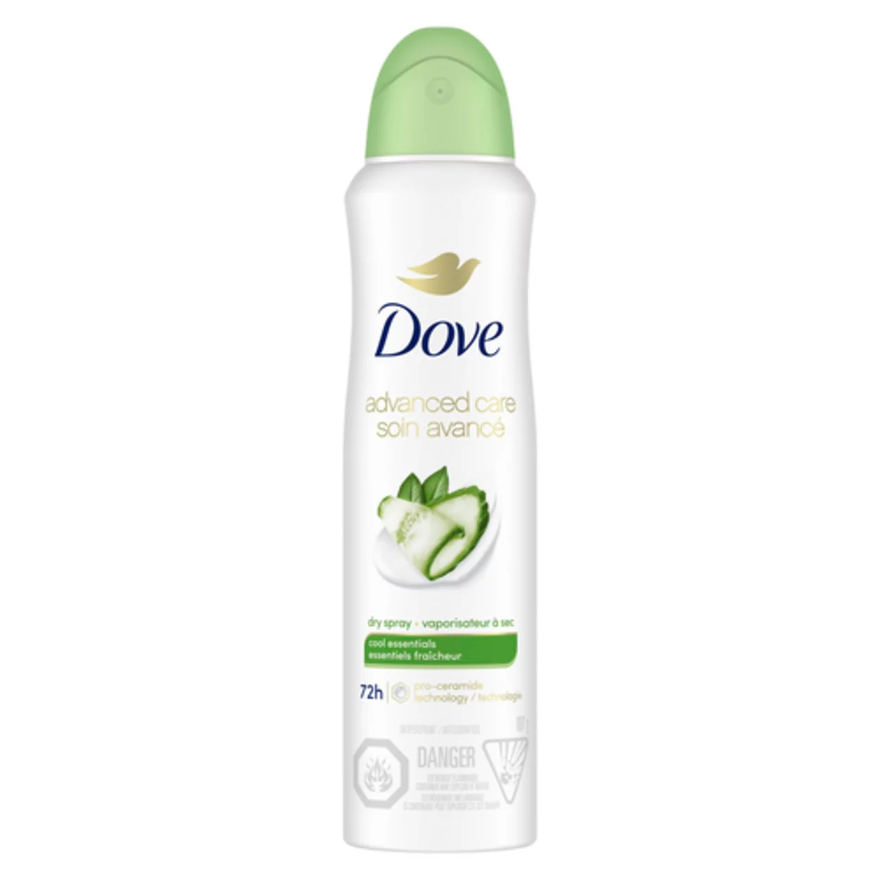 Dove Advanced Care Dry Spray Antiperspirant For Women Powder Soft 107 g