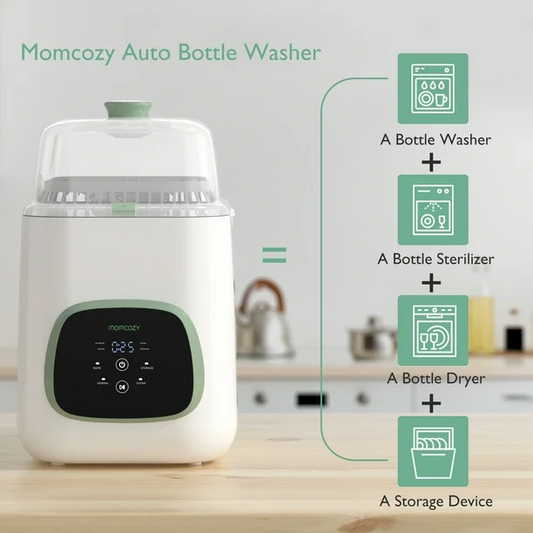 Momcozy KleanPal Pro Baby Bottle Washer, Sterilizer & Dryer Comb