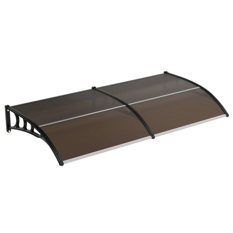 40 × 80 in Polycarbonate Door Awning, Outdoor Window Canopy