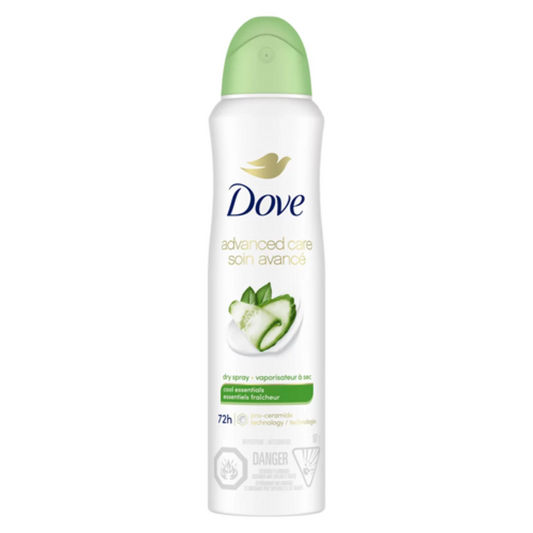 Dove Advanced Care Cool Essentials Deodorant For Women Dry Spray 107 g