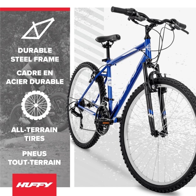 Huffy 26” Rock Creek Mountain Bike – Blue (Men’s, Adult