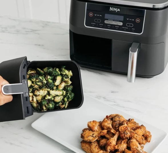 Ninja Foodi 8‑QT 6‑in‑1 Air Fryer with DualZone Technology