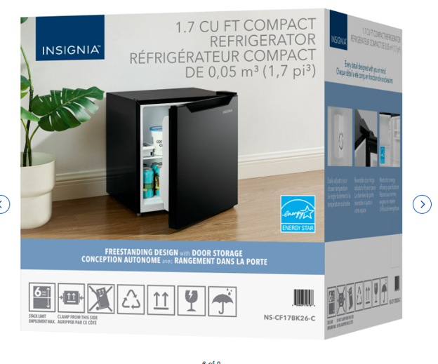 Insignia 1.7 Cu. Ft. Freestanding Bar Fridge