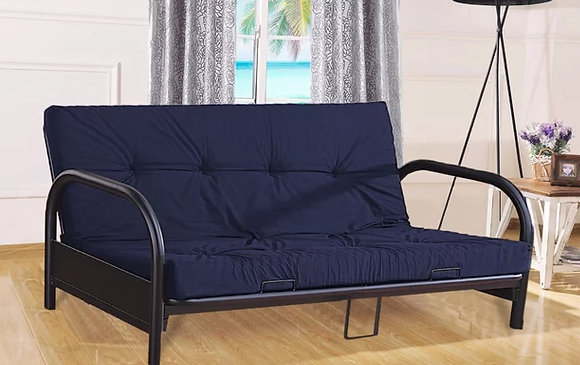 Full‑Size Futon Frame – Black