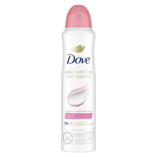 Dove Advanced Care Dry Spray Antiperspirant For Women Powder Soft 107 g