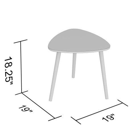 Blue West Accent Table – Modern & Stylish