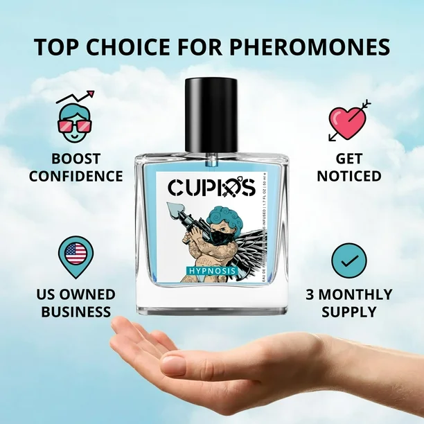 Cupids Original Hypnosis 2.0 Eau de Parfum Pheromone Cologne for Men – Long-Lasting Fresh Fragrance, 50ml