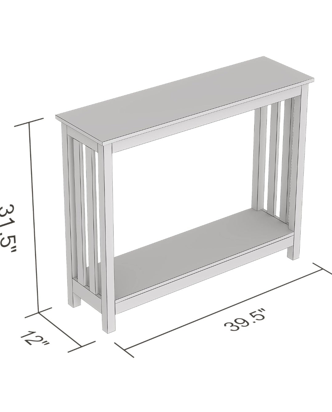 🛋️✨ Safdie Console Table – White ✨🛋️