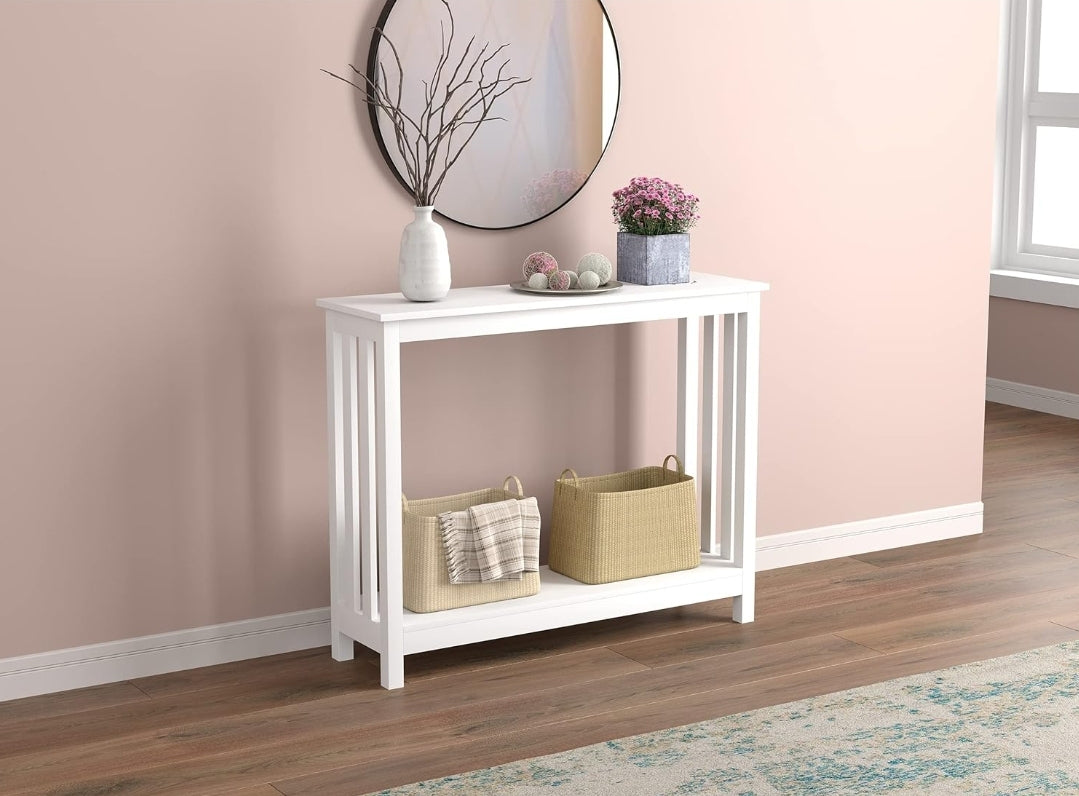 🛋️✨ Safdie Console Table – White ✨🛋️