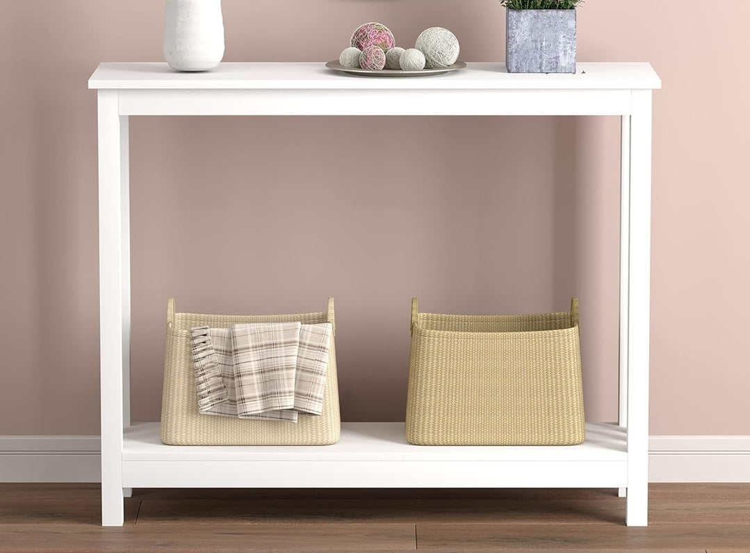 🛋️✨ Safdie Console Table – White ✨🛋️