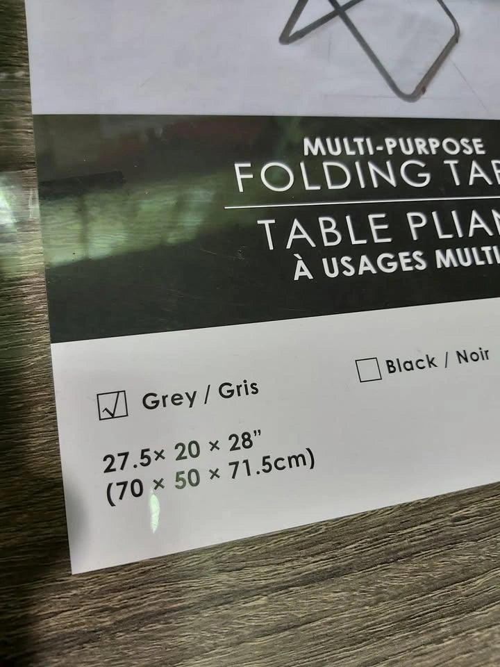 Heavy-Duty Multi-Purpose Wooden Folding Table